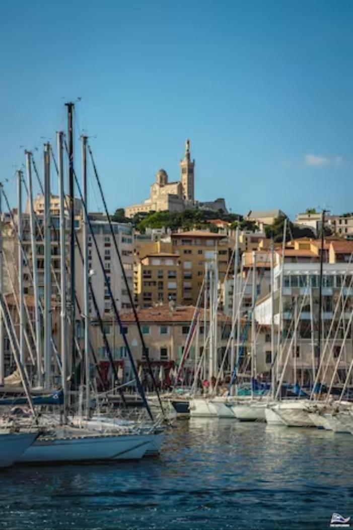 Sunny Stylish Spacious Loft In Old-Port Marseille Exteriör bild
